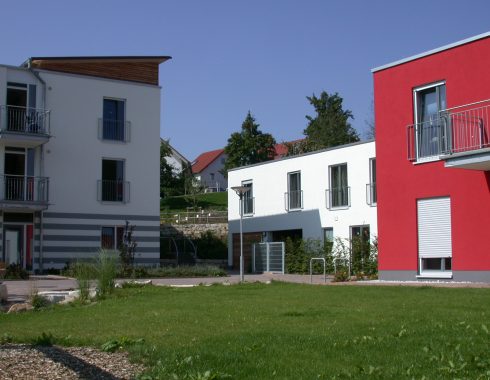 Wohneinrichtung für Menschen mit Behinderungen - Innenhof