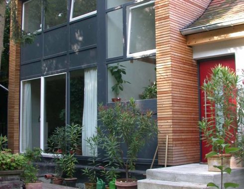 Umbau und Erweiterung Weingut - Detail Eingang