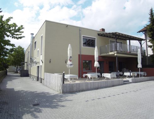 Umbau und Sanierung 'India Palace' Restaurant - Terrasse